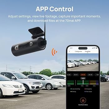 70Mai 1S 1080P Car Dashcam Wifi