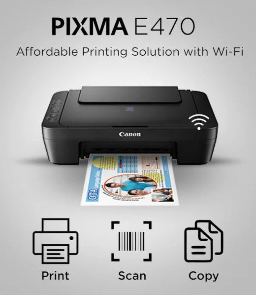 Canon Prixma E470 3 In 1 Colour