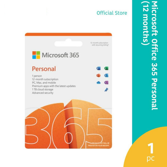 Microsoft Office 365 Personal 12 Month